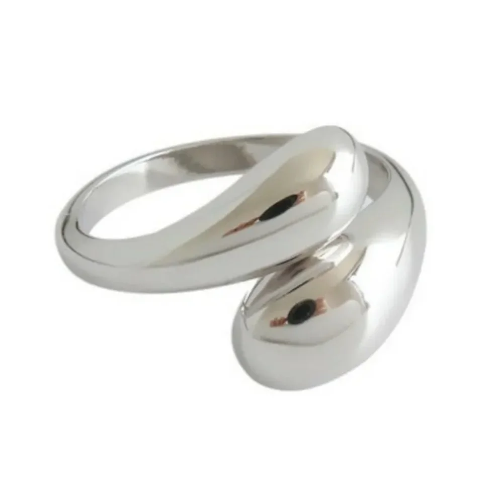 Ring Adjustable Retro Minimalist Ring 925 Sterling Silver Rings - Picture 1 of 1